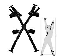 Juego de herramientas ajustables de nylon para yoga y fitness, fáciles de montar en los marcos de las puertas.