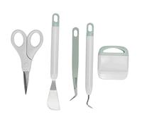 Juego de Herramientas Básicas de Precisión para Deshierbe de Vinilo Artesanal, 5 Uds., para Plantillas Cricut, Silueta de Vinilo, Cartulina, Artesanía de Papel