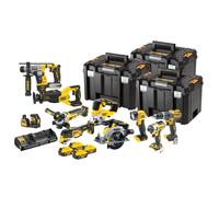 Juego de herramientas combinadas inalámbricas sin escobillas DeWalt 18 V/4 x 5 Ah DCK1012P4T