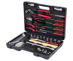 Juego de herramientas de 1/4'' + 1/2'' KS Tools, 50 piezas