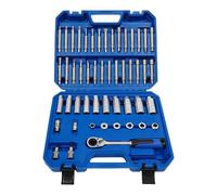 Juego de herramientas de 50 piezas para amortiguador, herramienta de impresora de resorte para puntales, juego de herramientas de desmontaje universal, set de taller de coche con caja de