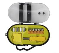 Juego de herramientas de abeja de diseño creativo para proyectos básicos del hogar con múltiples componentes almacenados en estuche compacto para un fácil manejo y transporte