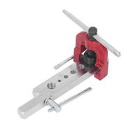 Juego de herramientas de abocardado con plantilla para tubería de una sola llamarada, 6 tamaños de troqueles de 3/16 pulg., 1/4 pulg., 5/16 pulg., 3/8 pulg., 1/2 pulg., 5/8 pulg.,