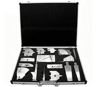 Juego de Herramientas de Calibre de Soldadura, 16 Piezas de Regla de Soldadura e Inspección de Acero Inoxidable - Conjunto de Medición Combinado Para Junta de Soldadura, Cordón