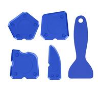 Juego de herramientas de costura de 4 piezas con 1 raspador de limpieza, herramienta de calafateo, kit de llenado de pegamento para vidrio, adecuado para cocina, piso, marco de puerta