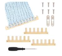 Juego De Herramientas De Crochet 3 En 1, Máquina De Tejer Mantas Gruesas, Máquina De Tejer Mantas Gruesas De Tamaño Ajustable, Tejido A Mano Ideal For Principiantes.(3Pcs)