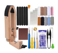Juego De Herramientas De Cuero, MáQuina De Coser De Cuero Juego De Costura De Cueros Coser A Mano Clips De Cueros Herramienta De Costura De Con Clip De SujecióN Para Cosers A Mano Diy