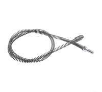 Juego de herramientas de desbloqueo de tuberías con conector de taladro eléctrico, esencial para el mantenimiento del drenaje del hogar (A)
