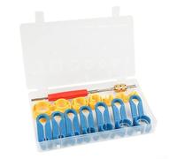 Juego de herramientas de desconexión rápida de 16 piezas de agente de refrigeración de CA y línea de combustible con varios tamaños para diferentes coches y camiones