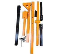 Juego de herramientas de elevación de instalación resistente, cabrestante manual con capacidad de 1200 libras y soporte plegable para una fácil configuración del acondicionador de aire, para una