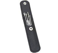Juego de herramientas de eliminación de cera de los oídos 6 unids/set removedor de cera de los oídos de acero inoxidable juego de herramientas de limpieza de oídos portátil con bolsa de almacenamiento