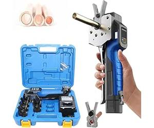 Juego de herramientas de ensanchamiento para HVAC y líneas de freno, llave de 8 mandriles y herramienta de estampado para cobre suave, aluminio, tubo de latón, bricolaje y profesional