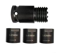 Juego de herramientas de extracción de manguito de tornillo de parada de agua de 1/2 pulgada 12, 14, 16 mm, kit de desmontaje rápido para manguera de radiador de coche, extractor de accesorios