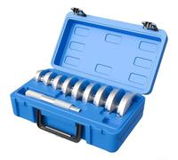Juego de herramientas de extracción e instalación de rodamientos de cubo de rueda de coche, adecuado para conjuntos de eje delantero y trasero (10)