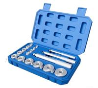 Juego de herramientas de extracción e instalación de rodamientos de cubo de rueda de coche, adecuado para conjuntos de eje delantero y trasero (17)