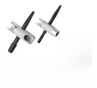 Juego de herramientas de instalación de ajuste de grasa para hexagonales de 3/20.3 cm, 5/40.6 cm, 7/40.6 cm y /10.2 cm-28 SAE, M8x1, M10x1, /20.3 cm para boquillas NPT Zerk - Acero cromado Moly