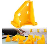 Juego de herramientas de instalación de pisos de madera dura, 20 piezas de herramientas ABS de doble cabeza para madera laminada y de ingeniería, ajuste rápido de huecos, resistente a la presión y