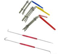 Juego de herramientas de instalación de sellos hidráulicos, sello de varilla de acero inoxidable para twistor para cilindro para reparación de pistones, automotriz e industrial para kit de servicio (3