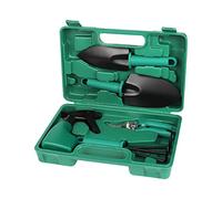 Juego de herramientas de jardín para niños, kit de herramientas de jardinería, palas, paleta, rastrillo, tijeras de podar para niños