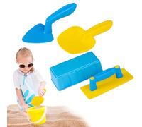 Juego de herramientas de juego de para nieve de 19,5 cm, juego de herramientas de juego ABS con forma de candado, juguete interactivo de y agua con pala y accesorios de construcción |