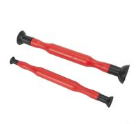 Juego de herramientas de lapeado de válvula con ventosas para rectificado de válvulas de motor, kit de lapper de mano de 2 piezas, construcción de plástico y goma resistente al aceite, 20-2