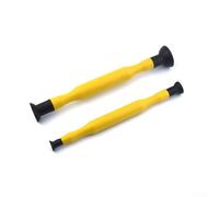 Juego de herramientas de lapeado de válvula con ventosas para válvulas de motor, paquete de 2, plástico y goma, 20-22 cm con agarres de 0.5-3.5 cm de diámetro, compatible con pequeñas (azul)