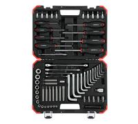 Juego De Herramientas De Llave GEDORE TX 1/4" + 1/2" R68003075 75-Pzs, 3301575