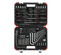 Juego De Herramientas De Llave GEDORE TX 1/4" + 1/2" R68003075 75-Pzs, 3301575