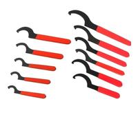 Juego de Herramientas de llaves de gancho, llave inglesa en forma de C for ajuste de choque, herramienta de reparación de automóviles y motocicletas, herramienta de mano Universal, 6 uds.(APU13)