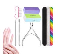Juego de herramientas de manicura, herramientas de manicura profesional, juego de herramientas de manicura profesional, kit de y cuidado de uñas para mujeres, todas las edades y familias