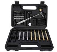 Juego de herramientas de mantenimiento de punzones redondos de instalación mecánica + caja, 21 Uds.