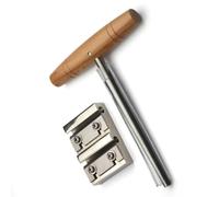Juego de herramientas de mantenimiento para violín, moldeador de clavijas y escariador cónico de 2 piezas con de madera para ajuste de clavijas y configuración diaria Juego de escariador cónico