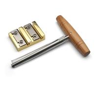 Juego de herramientas de mantenimiento para violín, moldeador de clavijas y escariador cónico de 2 piezas con de madera para ajuste de clavijas y configuración diaria Juego de escariador cónico