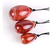 Juego de herramientas de masaje Yoni de huevo de ágata natural Piedra de cristal Mineral Bola de cornalina Ejercicio de Kegel Músculo del suelo pélvico Cuidado de la salud-drill_set_3_pcs