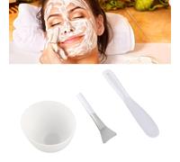 Juego de herramientas de máscara de bricolaje de Tyenaza 3pcs, juego de spatula de máscara de mascarilla de máscara de silicona juego
