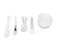 Juego de Herramientas de Máscara Facial Bricolaje con Cepillo Silicona y Tazón Mezcla, Espátula Cerdas Suaves y Taza Medición para Máscaras para el Cuidado la Piel