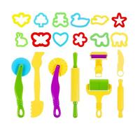 Juego de herramientas de modelado creativo para niños, manualidades, varios patrones para niños, herramienta de viaje