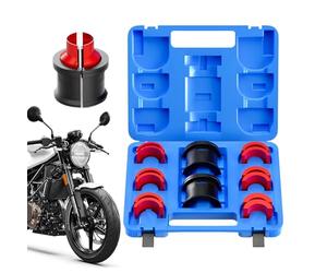 Juego de herramientas de montaje de juntas para motocicletas | Amortiguador de aceite de sellado de aceite herramienta de montaje para garaje, taller, motocicleta, para exterior, bricolaje