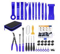 Juego De Herramientas De Palanca Interior De Nailon, Kit De Herramientas Para Quitar Molduras De Automóvil, Alicates De Clip Para Quitar Sujetadores De Tablero, Herramienta Sin Rayones Para Puertas, S