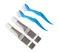 Juego de herramientas de peine de aleta de CA de acero inoxidable, cepillo de limpieza de bobina de condensador para aire acondicionado, refrigerador, mantenimiento del evaporador, kit de herramientas