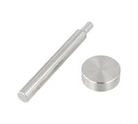 Juego de herramientas de perforación de remache de doble tapa, herramienta de mano esencial para proyectos de bricolaje de cuero (6 mm)
