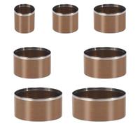 Juego de herramientas de perforación redonda, juego de punzón de agujero, 7 piezas de herramientas de artesanía de cuero DIY, punzón de agujero hueco de 20 25 30 35 40 45 50 mm, herramienta de