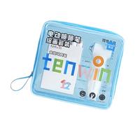 Juego de herramientas de pintura con pulverizador eléctrico para niños, incluye 12 marcadores coloridos y 3 plantillas de dibujo para niños