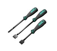 Juego de herramientas de rascador Gasket para motor de coche, 3 piezas de acero al carbono, cabezal cilíndrico de cilindro, herramienta de extracción de gasket de varios tamaños, suministros de