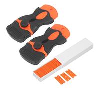 Juego de herramientas de rascador, hoja de plástico individual, cuchillo de espátula multifuncional, reemplazo para el hogar, sellado, eliminación de pegamento, adhesivo ABS, removedor de pintura