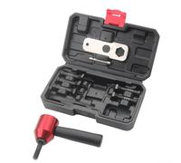 Juego de herramientas de remache eléctrico para remaches de tuerca de tracción de núcleo, kit de remachadora neumática resistente con conversión de picos de aluminio M2-M10 con funda para tareas de
