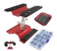 Juego de herramientas de reparación de aluminio para reparación de automóviles a control remoto, rotación de 360 grados y 610 tornillos RC para 1/8 1/10 1/12 1/16 1/18 RC Car Truck Scale Crawler