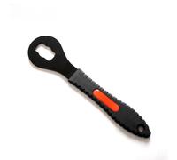 Juego de herramientas de reparación de bicicletas, llave cónica esencial para un fácil mantenimiento del eje, herramienta de soporte inferior de casete de parche de neumáticos (2 negras)