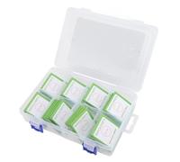 Juego de Herramientas de Reparación de Juntas Tóricas de Reloj a Prueba de Agua para Mantenimiento de Relojes Ideal para Reparadores de Relojes Plástico 49 Piezas (Rojo)