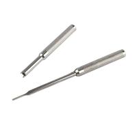 Juego de herramientas de reparación de limpieza para aerógrafo, pintura en aerosol, punta de boquilla, instalación y extracción, 2 herramientas de aleación con vástago de 6 mm, compatible con